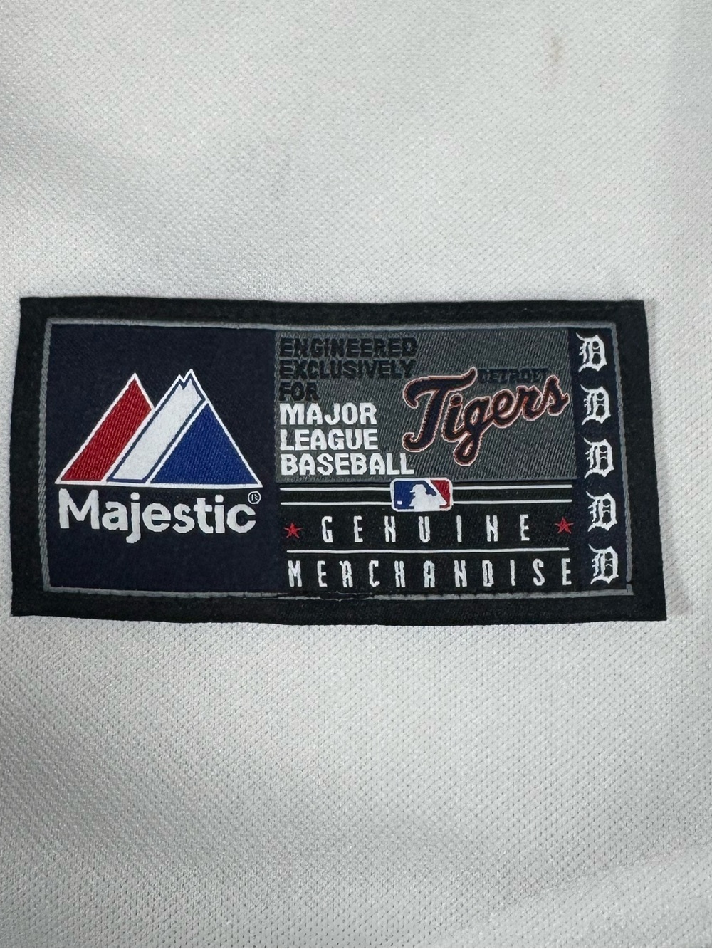 Miguel Cabrera Tigers Jersey Majestic Home White Mens Large MLB - Picture 5 of 5